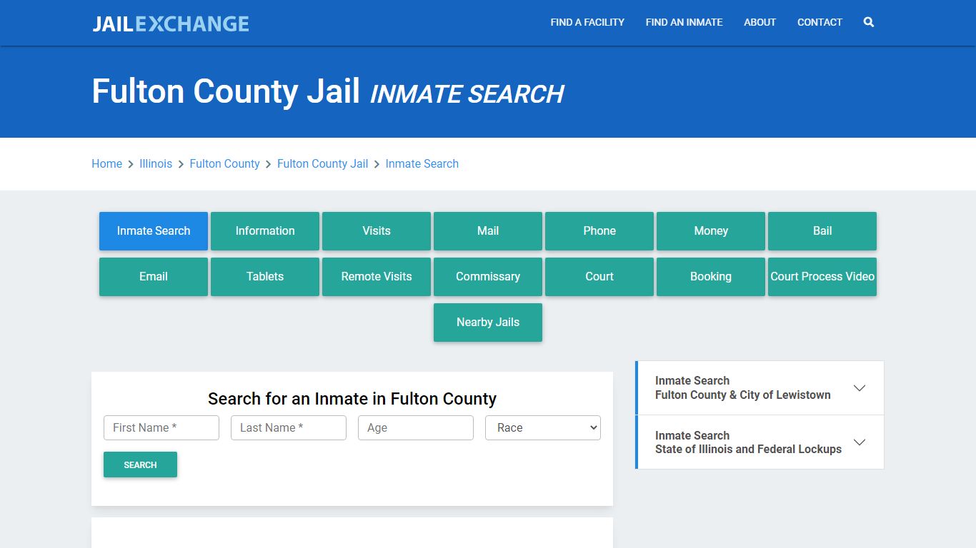 Fulton County Jail, IL Inmate Search: Roster & Mugshots - Jail Exchange